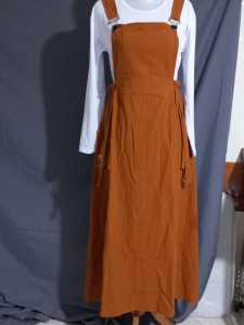 Gamis Overall / Gamis Tanggung + Linen Angel