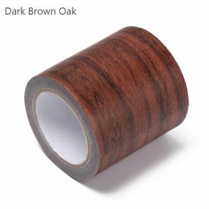PEANSEA 1 PC X Furniture Tape 5M/Roll Realistic Wood Grain Repair Adhensive Duct Tape Floor Furniture Renovation Skirting Line Sticker Home Decoration