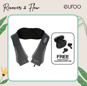 EUROO EHW-201NBM Neck and Back Massager with Heat Function