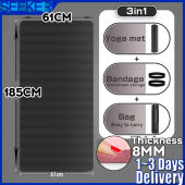 🇸🇬 Fast Delivery Thickness 4mm/8mm Yoga Mat Non Slip EVA Anti-Tear Foldable Yoga Mat Gym Workout Fitness Mat Dance Practice Mat Sports Accessories 瑜伽垫