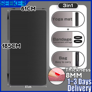 🇸🇬 Fast Delivery Thickness 4mm/8mm Yoga Mat Non Slip EVA Anti-Tear Foldable Yoga Mat Gym Workout Fitness Mat Dance Practice Mat Sports Accessories 瑜伽垫