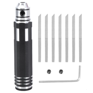 Upgrades Model Scriber Ergonomic Model Scriber Handheld Engraving Tool with Not Slip Handle for Expert Level Detailing