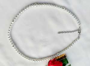 Hiabnur1 - Kalung Mutiara Pearl Chocker Pria Wanita Terbanru Handmade