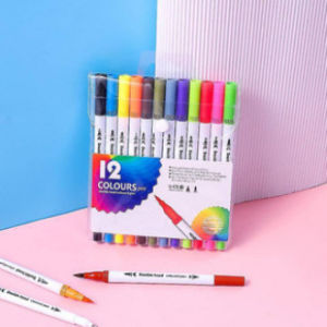 Dual Brush Marker Pens Watercolor Brush Pen Colors Marker Pens Painting Drawing Art Supplies