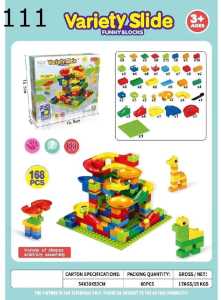 Mainan Balap Kelereng MINI Marble Run Race Funny Blocks!!!