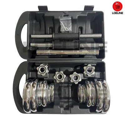 Dumbel Set 20kg Yamako Chrome Mertal Barbel Besi 20 kg Impor Bagus