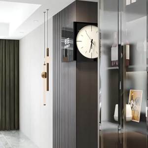 Digital Wall Clock For Living Room Wall Watch For Living Room Digital Clock Wall Art Minimalist Living Room Corner Electronic Screen Corner Clock Corner Decorative Painting Restaurant Wall Painting Wall Watch For Living Room Digital Clock Wall Art