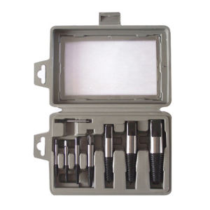 8pcs Screw Extractor Easy Out Set Drill Bits Guide Broken Damaged Bolt Remover for Removing Tools