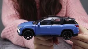 2026 1:32 ES8 Li ONE Car Toy Models Alloy Diecast Miniature Vehicle Toys Sound Light Doors Opened Pull Back for Boys Gifts