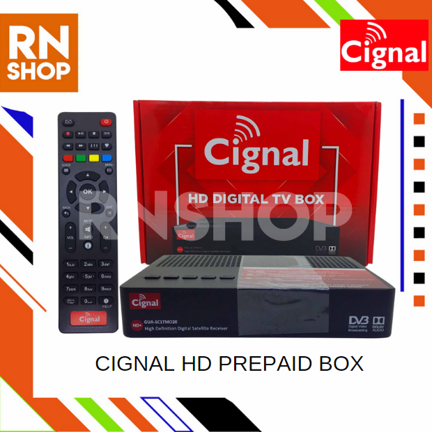 Cignal Prepaid Hd Box W O Free Load Needs Satellite Dish Rnshop Lazada Ph