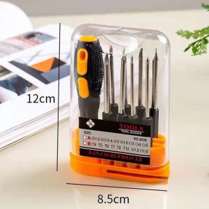 10-in-1 Precision Screwdriver Set with Hexagonal Head Phillips and Torx Bits - Multi-Functional Repair Kit for Home Improvement & Computer Maintenance