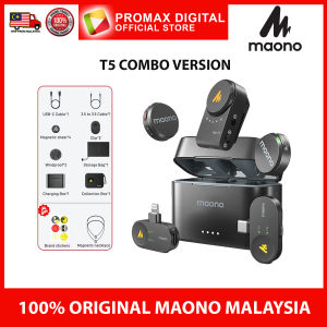 MAONO T5 WAVE WIRELESS MIC / T1 MINI-C (Type-C) / T1 MINI-L (Lightning) (100% Original Maono Malaysia)