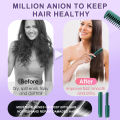 Straightening Curling Brush, Metal Ceramic Heating Element Fast Heating Negative Ion Hair Hot Comb, 2 in 1 Wireless Hair Straightener. 