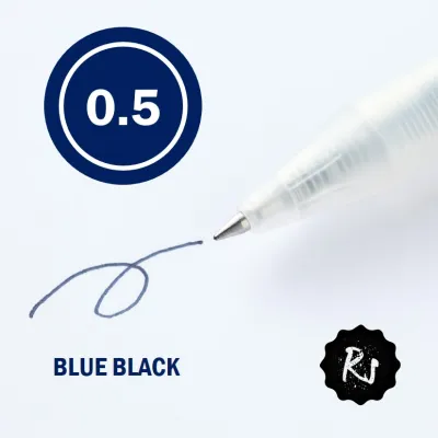 Muji Smooth Gel Ink Ballpoint Pen KNOCK TYPE (0.3mm 0.5 mm) [AVAILABLE IN 16 COLORS]