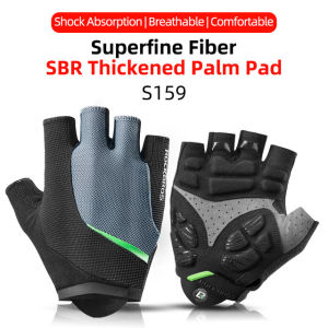 ROCKBROS Cycling Socks Finger Gloves Men Women Anti Slip Breathable Gel Cushion Motorcycle Gloves Bicycle Gloves