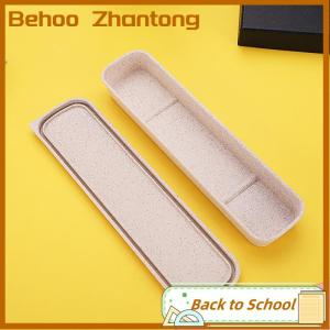 Behoo Tableware Box Multicolor Portable Cutlery Case Spoon Fork Storage Box Students Household Dinnerware Box Kitchen Tool