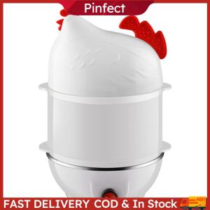 Egg Boiler with Auto Shut Off Vegetable Steamer Egg Steamer for Hard Boiled Eggs