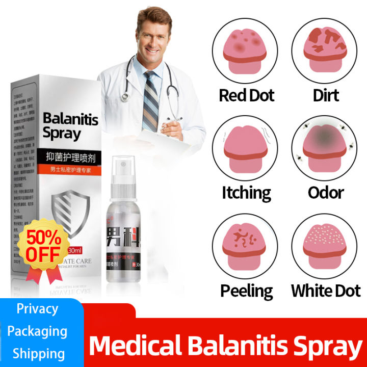 Balanitis Treatment Spray Penile Genital Herpes Medical Cures Relief Gonorrhea Redness 