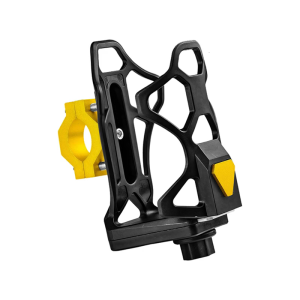 Universal Bike Handlebar Cup Holder Adjustable Aluminum Bottle Mount Anti Slip Grip Tool Free Assembly for Motorcycles