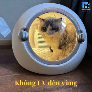 (KHÔNG TIA UV) Lồng Sấy Lông Thú Cưng Papifeed