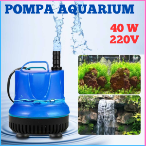 COD Cepat Terbaru Pijar Pompa Air Aquarium 25W - 40W Mini Submersible Pump EU Plug 220V IPX8 / Pompa Air Super Kencang