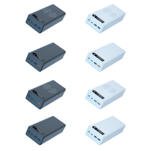 Cho vỏ có thể tháo rời QC3.0 PD Màn hình LCD 16x18650 cho trường hợp 5W/10W không dây sạc mà không cần