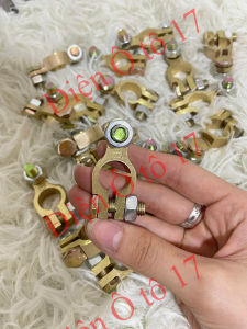 COMBO 5 đầu bọc cọc bình ắc quy đồng vàng loại tốt dành cho ô tô xe tải