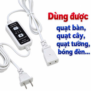 Bộ Điều Khiển Quạt Từ Xa Thông Minh 220V 150W – Remote Bật Tắt 3 Tốc Độ Hẹn Giờ 2H 4H 8H SD-208B