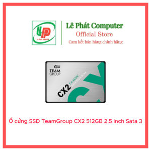 Ổ cứng SSD TeamGroup CX2 512GB 2.5 inch SATA III - Hàng chính hãng - Bảo hành 36 Tháng