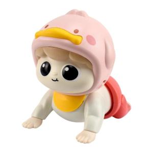 Musical Infant Crawl Trainer Toy With Mum Dad Sounds Encourages Exercises Head Up Practice Safe Baby Crawling Playset