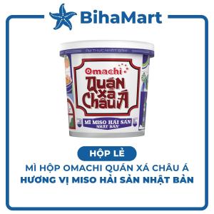 [HỘP LẺ] - MASAN - Mì hộp Omachi quán xá châu Á hương vị Miso hải sản Nhật Bản Hộp đồ ăn Omachi quán xá châu Á (96g/hộp)