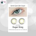 Softlens MACARON 14.5 MM SUGAR GREY MINUS -0.50 S.D -6.00 by CTK. 
