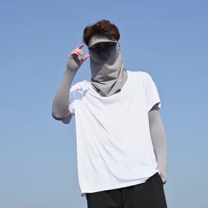 Sunscreen face mask mens ice sunscreen hat face protection neck protection UV protection sunscreen sleeve sunshade