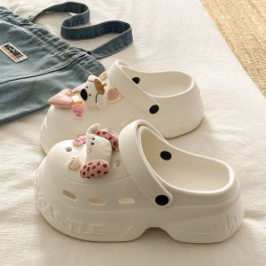 [Free Shipping] Song Xiaoke Beach Sandals Summer EVA Thick-Soled Non-Slip Odor-Resistant Closed-Toe Travel Clogs WomenS Style 2026 New Model