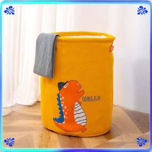 Cartoon Laundry Storage Basket Fabric Large Foldable Waterproof/Kain Bakul Penyimpanan/卡通洗衣储物篮面料大号可折叠防水