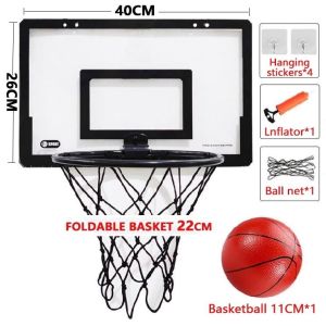 LUCKYBABE Childrens Basketball Hoop 58.5 Inch Indoor Basketball Game Set with Ring Mini Basketball Board and Ball for Kids Play