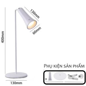Đèn LED đa năng và tiện lợi với đèn đổi màu ba màu Sạc pin lithium để học tập và đọc sách Đèn bàn văn phòng