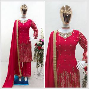 [Pre Order] Size M to XL ~ New Launching Kurti with Pent And Dupatta Set (Material Heavy Pure Satin Silk) ~ Delivery Lead Time : 10 days