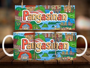 * 1 PC MUG WITH BOX * PANGASINAN MUG DESIGN 11oz with BOX SOUVINER MUG