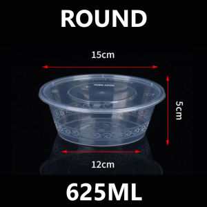 🇸🇬 50pcs Disposable Container With Lid Round Rectangle Square Takeaway Bowl Hawker Cafe Shop Food Dabao Caifan Coffeeshop Kopitiam Microwave Safe Home Kitchen Lunch Box Party Picnic Barbeque BBQ Catering Buffet Housewarming Plastic Storage Reusable
