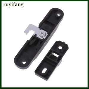 ruyifang กลอนล็อกประตูบานเลื่อนแบบดึง1ชุด ตะขอล็อกหน้าต่างกันขโมยอุปกรณ์ล็อคหน้าต่างแบบผลักดึงอเนกประสงค์