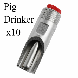 Viddavet 5 pcs / 10pcs Pig Watering Drinker Stainless Steel Nipple Drinker Pig drinker stainless steel