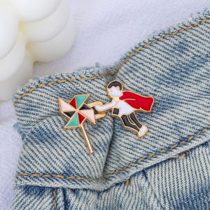 Ghim gài nút cài điều chỉnh lưng quần thu nhỏ eo hình ảo thuật gia dễ thương