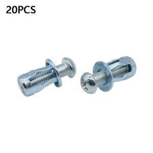 WENYOU 20PCS Hình dạng cánh hoa Bộ dụng cụ đai ốc tán Vật liệu loại Phụ kiện ren Bu lông vít tán An toàn Ốc vít tự khóa Ốc tán cố định tấm panel Sửa chữa biển số xe