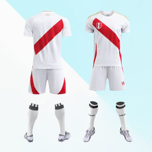 2024 Copa America Peru Jersi Pasukan Negara Pakaian Bola Sepak Pakaian Khas Lelaki Lapadura Tapia
