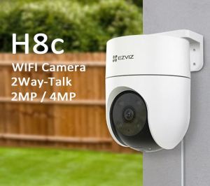 Hikvision Wirelessly Camera EZVIZ 2/4MP 2Way-Talk Outdoor IP67 Color-Night 360° Pan Outdoor CCTV
