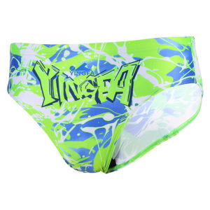 Yingfa กางเกงว่ายน้ำผู้ชายแข่งสามเหลี่ยมสำหรับผู้ใหญ่ผู้ชายกางเกงว่ายน้ำมืออาชีพกันน้ำพิมพ์ลายทนทานลดแรงต้าน