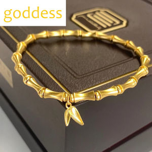 24K Saudi Gold Nasasangla pawnable 100% Original Bamboo bracelet as a gift for women bracelets lucky charm