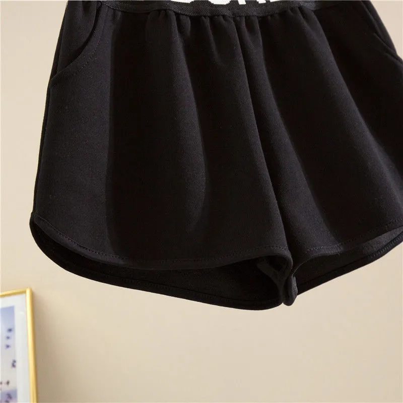 Sungtin Office Lady High Waist Shorts Women Wide Leg Short Pants Korean  Fashion Summer Shorts Black Elegant Woman Clothes 2023