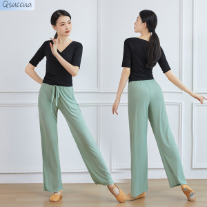 ชุดเต้นรำกางเกงขาม้าคลาสสิกสำหรับผู้ใหญ่ชุดเต้นรำสมัยใหม่ดูผอม